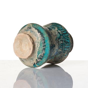 Kärl, lergods, persisk Keshan, 1200-tal.