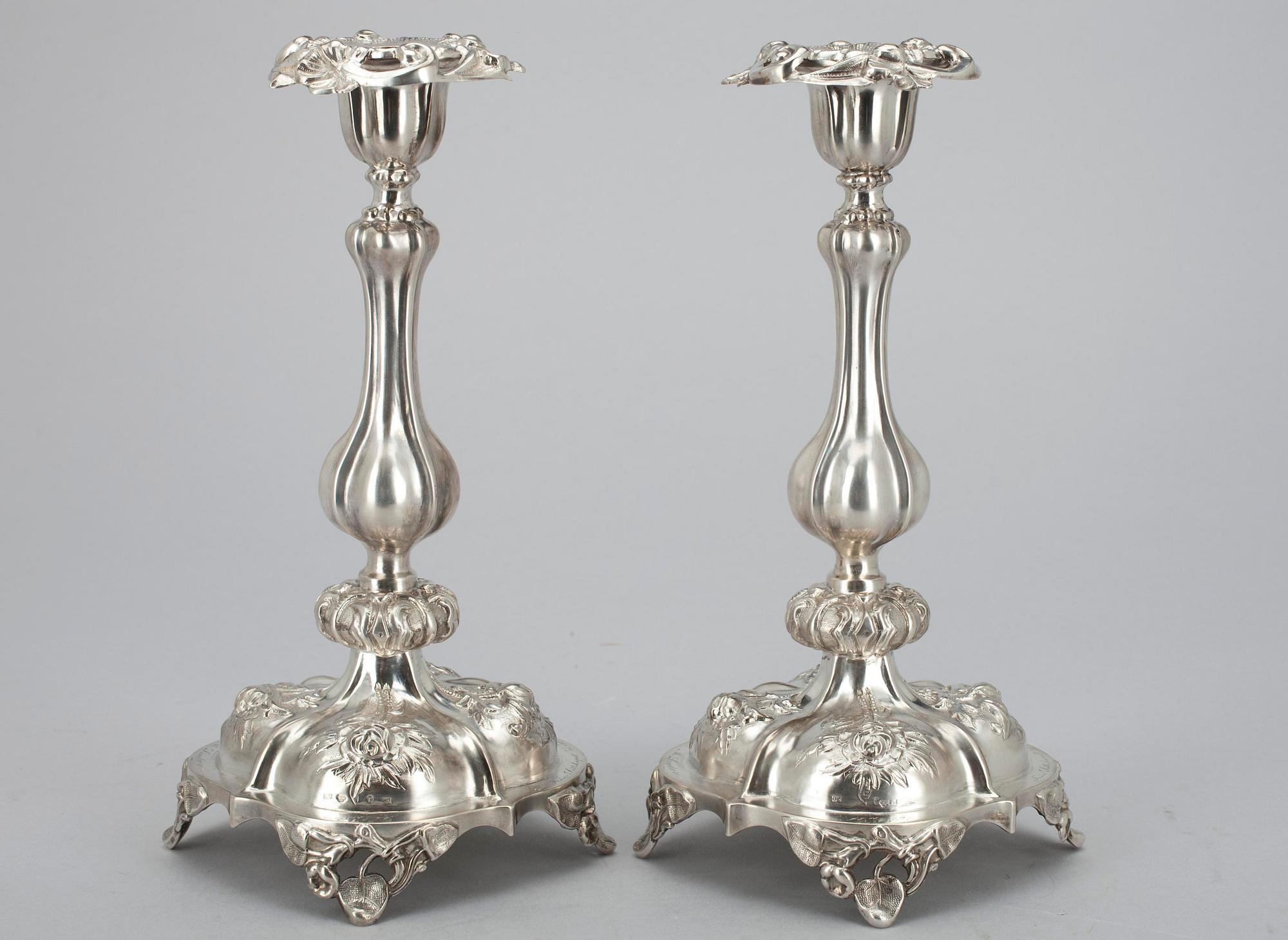 LJUSSTAKAR ETT PAR, Otto Lindeberg, Stockholm 1878.