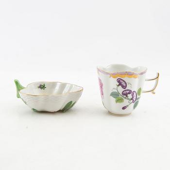Service pieces 19 pcs Herend Hungary 20th century porcelain.