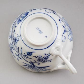 KAFFESERVIS, 16 delar, porslin, Meissen, 1900-tal.