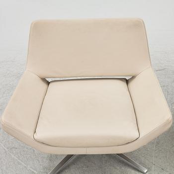 Jeffrey Bernett, a pair of 'Metropolitan' armchairs, B&B Italia Maxalto.