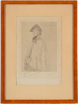 Carl Larsson, "Konstnärens moder".