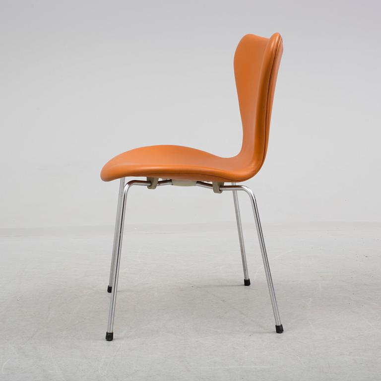 A "Sjuan" chair, Arne Jacobsen, Fritz Hansen Denmark 1960´s/70´s.
