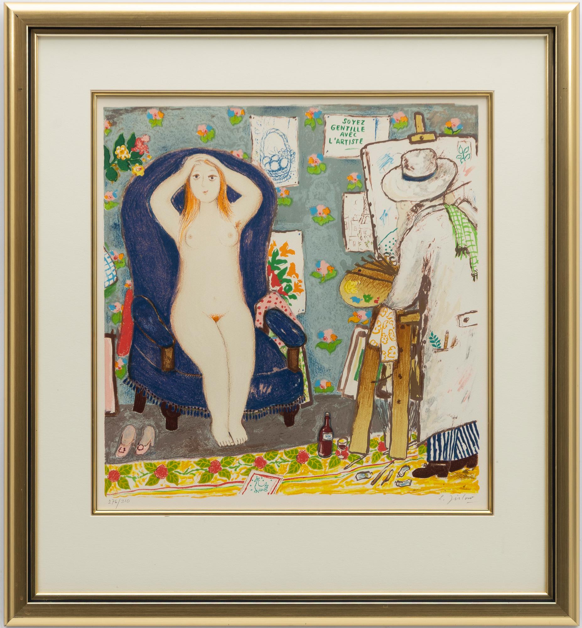 Lennart Jirlow, "Målaren och flickan".