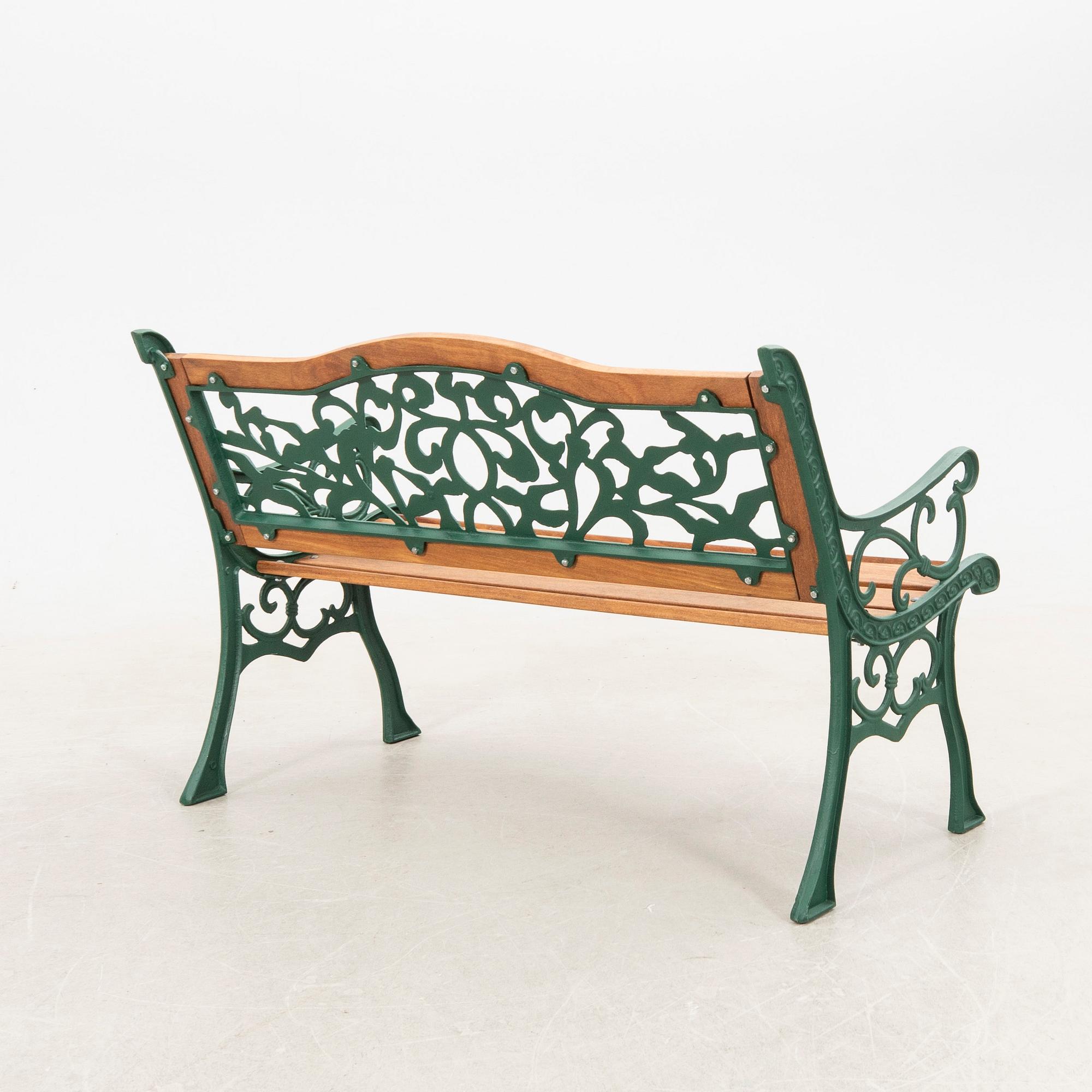 Garden bench, 20th century.