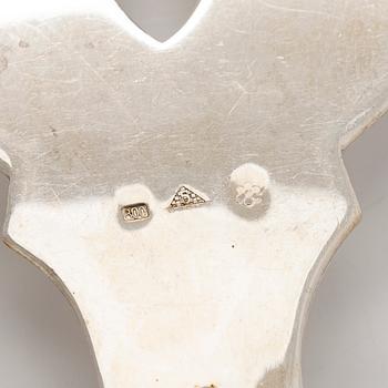 Ten silver utensils, Czechoslovakia 1945-49.