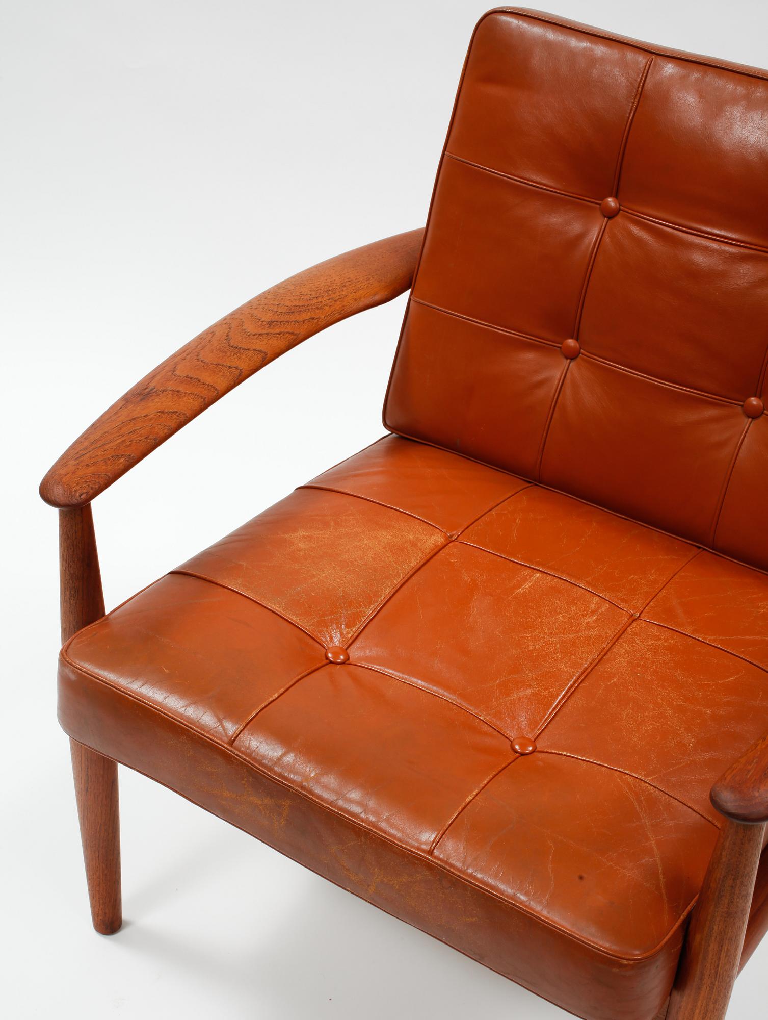 FÅTÖLJ, Grete Jalk, France & Søn, 1900-talets andra hälft.