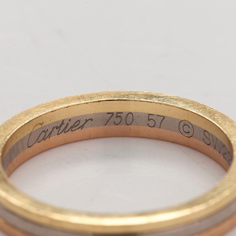 Cartier, ring, "Vendôme Louis Cartier", 18K trefärgsguld.