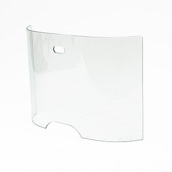 Patrick Frey for Pierre Frey, a glass fire guard, late 20th century.