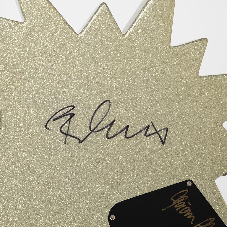 Malmberg, ABBA Star Guitar, Limited Edition, 45/50, signed by Björn Ulvaeus and Göran Malmberg, 2014.