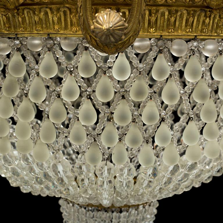 a circa 1900 chandelier.