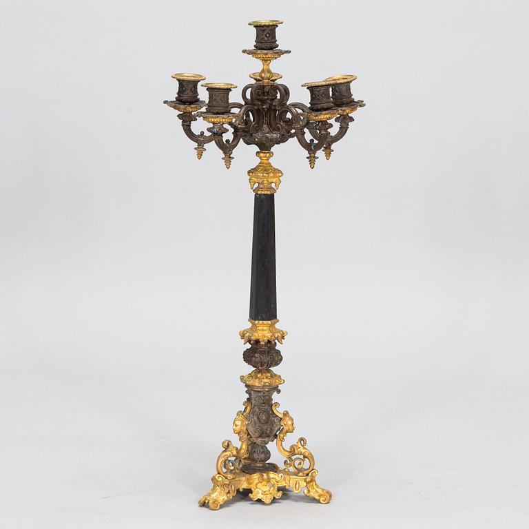 Candelabra, Empire style, second half of the 19th century, France.