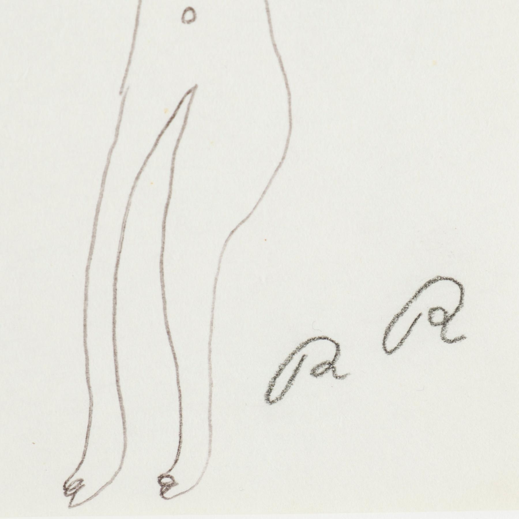 ROGER RISBERG, indian ink on paper, 1999, signed RR.