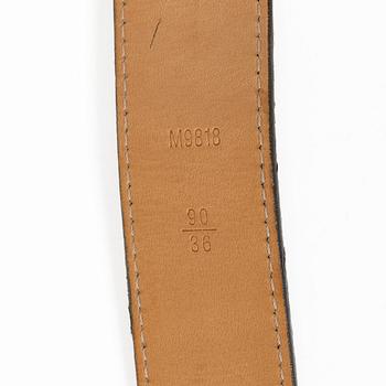 Louis Vuitton, skärp, storlek 90, 2009.