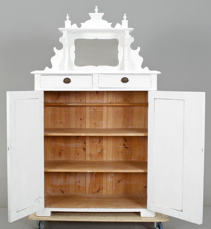 SKÄNK med SPEGEL, 1800-talets andra hälft.