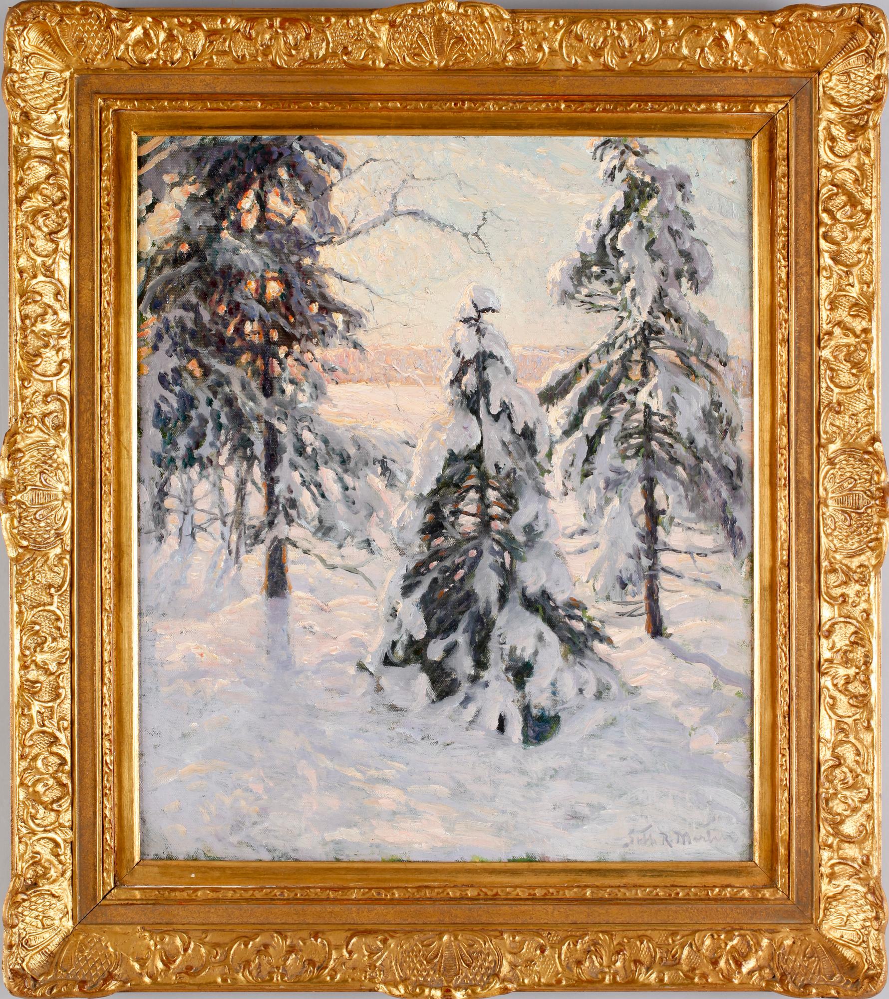 SETH R. MARTIN, olja på duk, sign.
