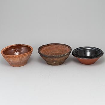 A group of six bowls, Sweden, 19th/20th Century.