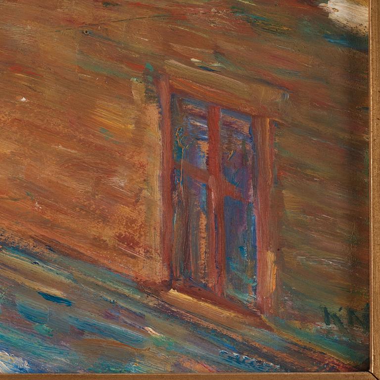 Karl Nordström, "En stuggavel" (Djurgården).