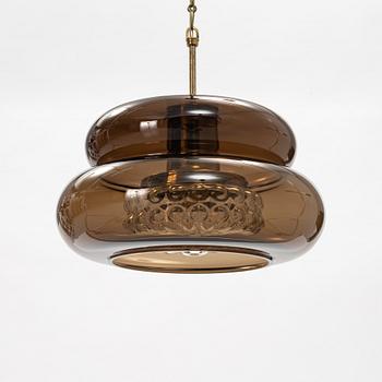 Carl Fagerlund, a glass ceiling light, Orrefors.