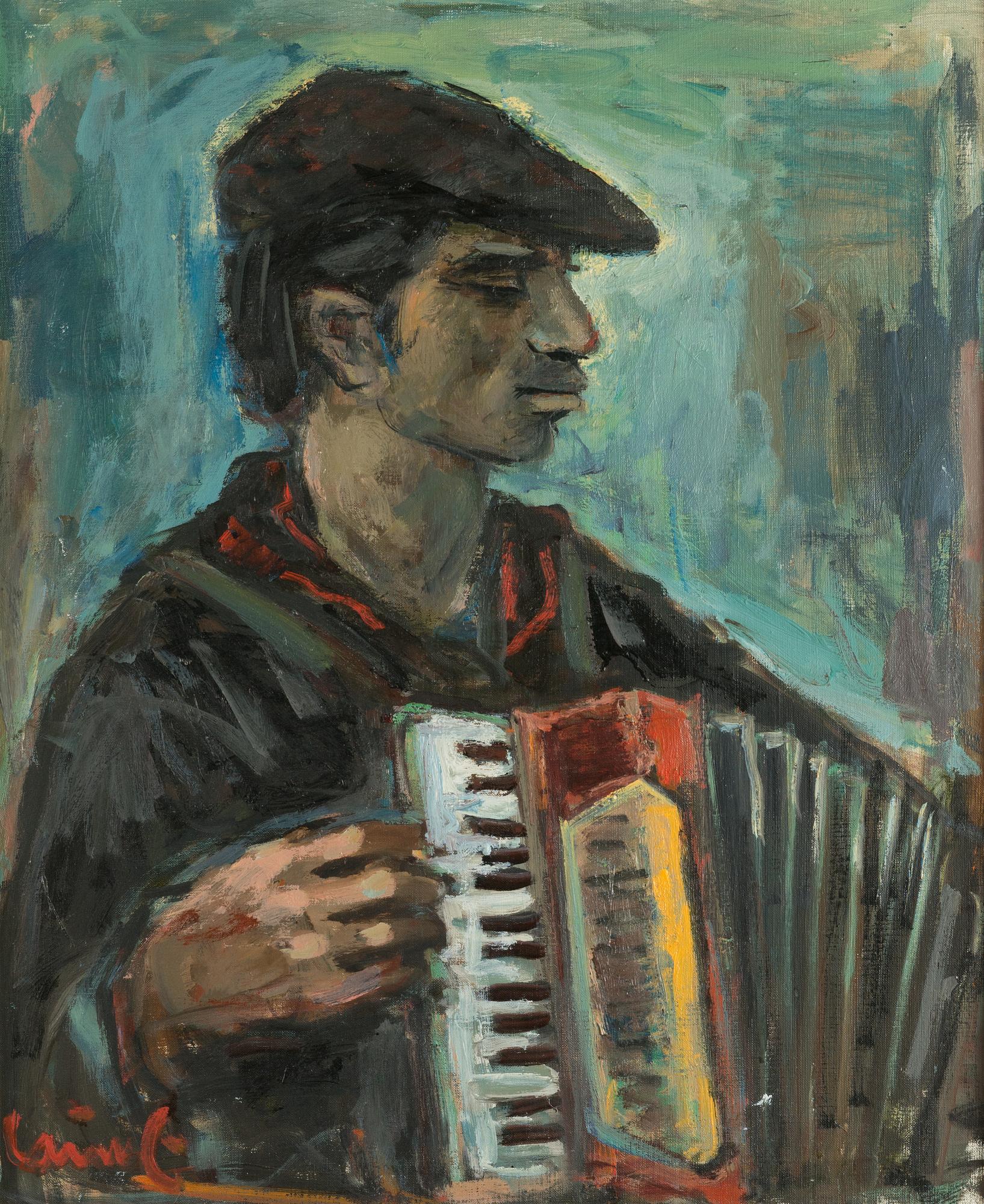 Olavi Laine, olja på duk, signerad.