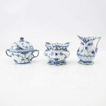 Servis "Musselmalet hel och halvblonde" Royal Copenhagen Danmark porslin.