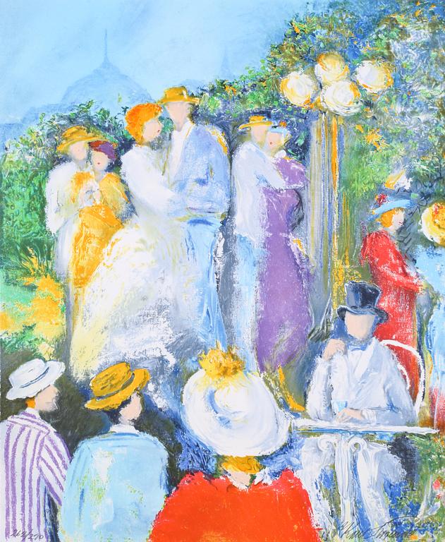 KARL HÖGLUND, färglitografi, signerad och numrerad 262/290.