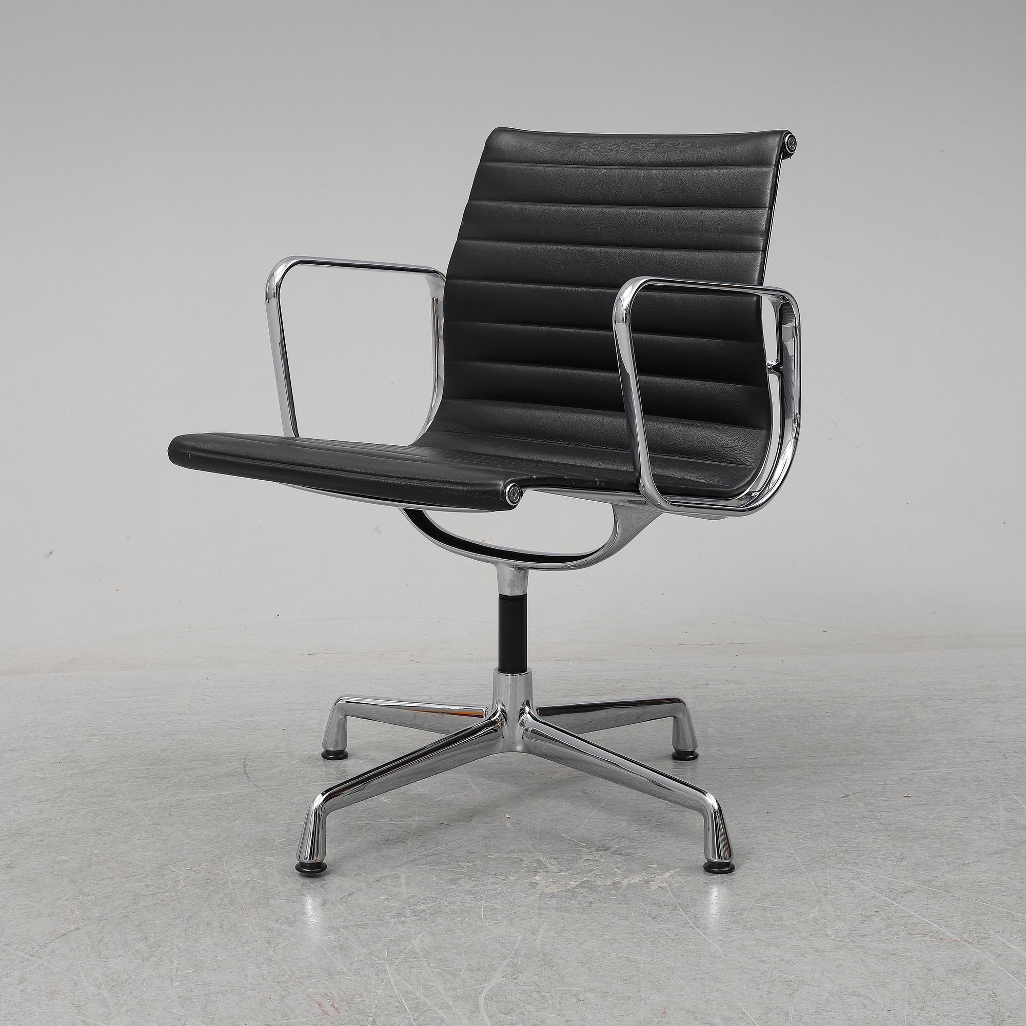 CHARLES AND RAY EAMES, an 'EA 107' desk chair, Vitra, 2010.