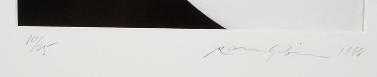 RALPH GIBSON, fotografi, signerad, daterad 1988 samt numrerad 10/25.