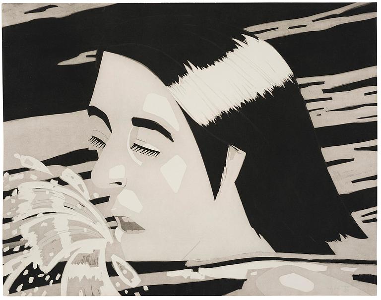 Alex Katz, "The swimmer".