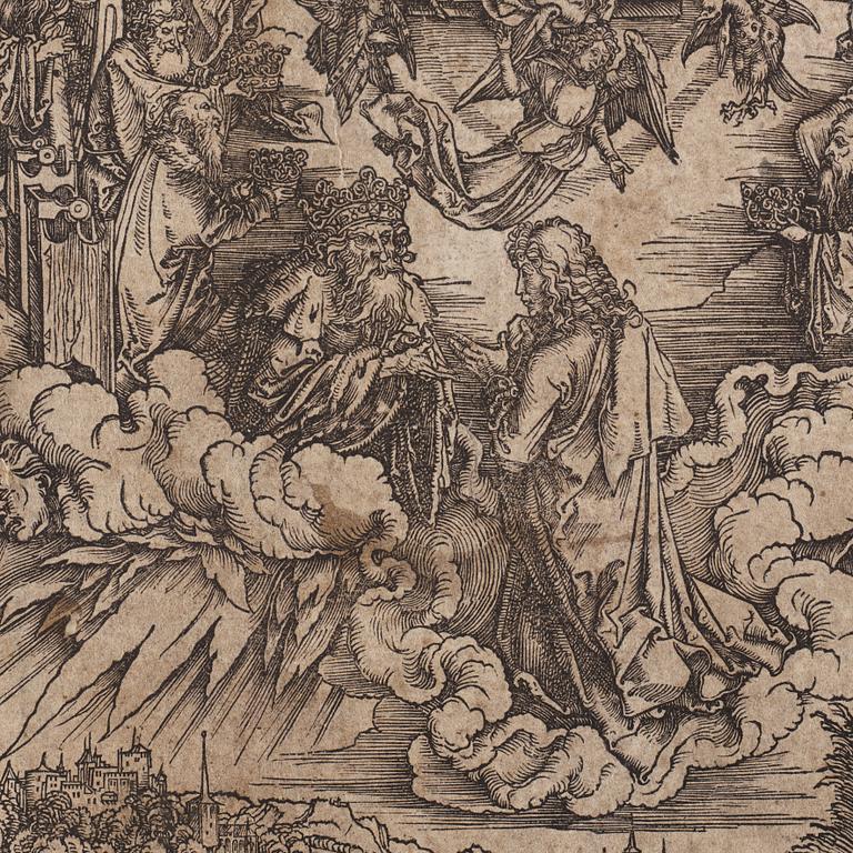 Albrecht Dürer, “Saint John before God and the Elders ", troligen 1500-tal.