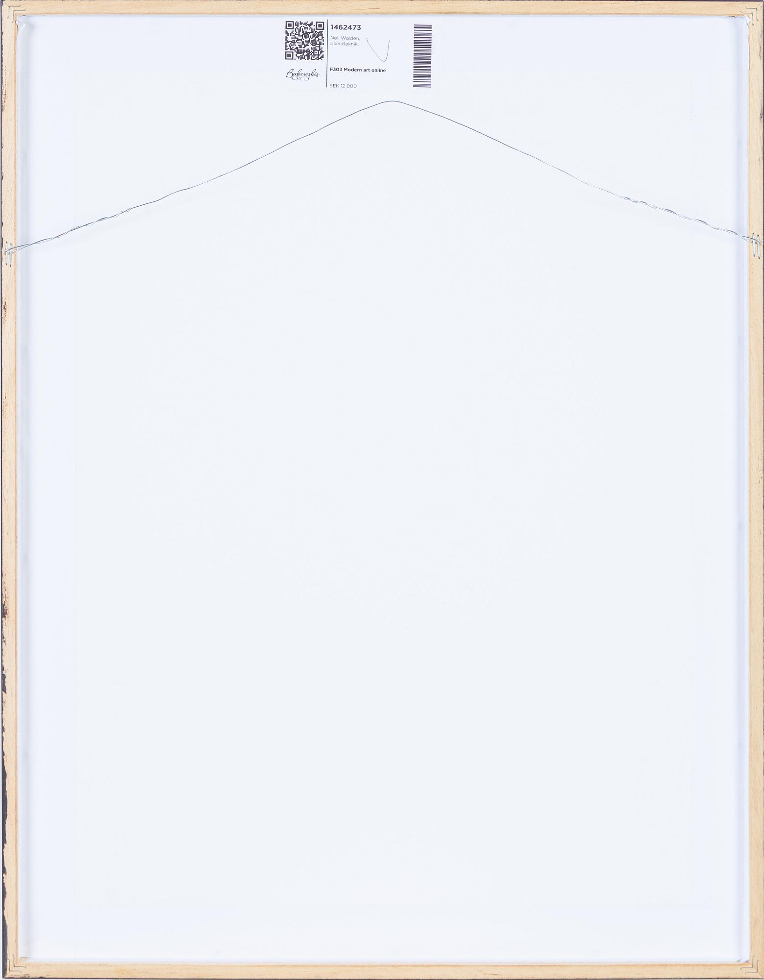 Nell Walden, mixed media, signed and dated -71.