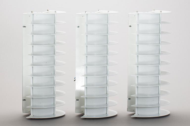 VÄGGLAMPOR, 3 st,  Borens, 1900-talets senare del.