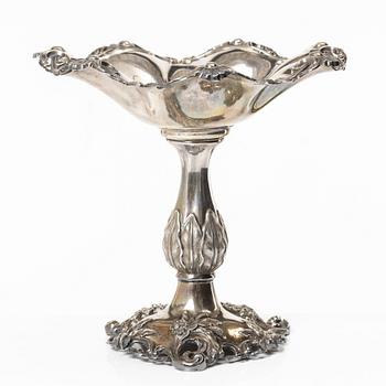 Gustaf Möllenborg, Feron, bowl on foot, silver, Stockholm, 1986.