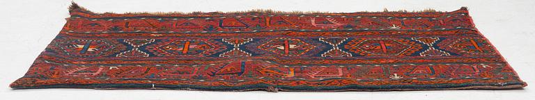 A mafrash, c. 120 x 61 cm.