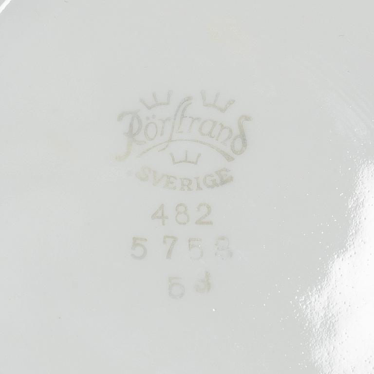 Louise Adelborg, dinner service, 76 pcs, porcelain, "Swedish Grace/Gracil", Rörstrand/Lidköping. First half/mid 20th century.