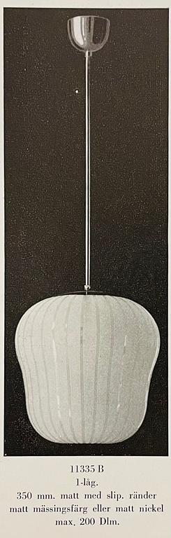 Harald Notini, a ceiling lamp, model "11335B", Arvid Böhlmarks Lampfabrik, 1930s.