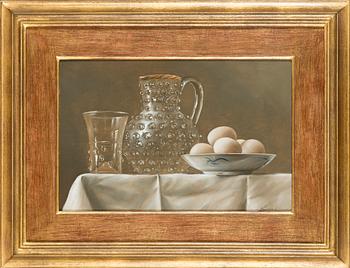 Nadine Lundahl, Still Life with Eggs.