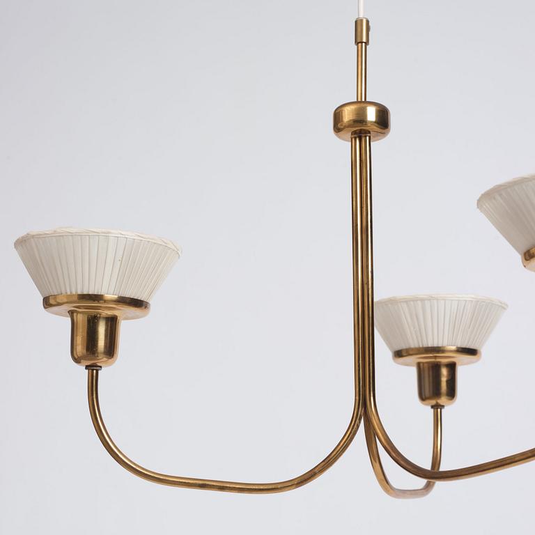 Josef Frank, a rare brass ceiling light model "G 2558", Firma Svenskt Tenn, 1950s-60s.