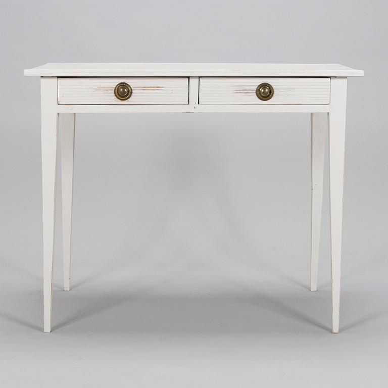 A Gustavian style table, early 20th century.