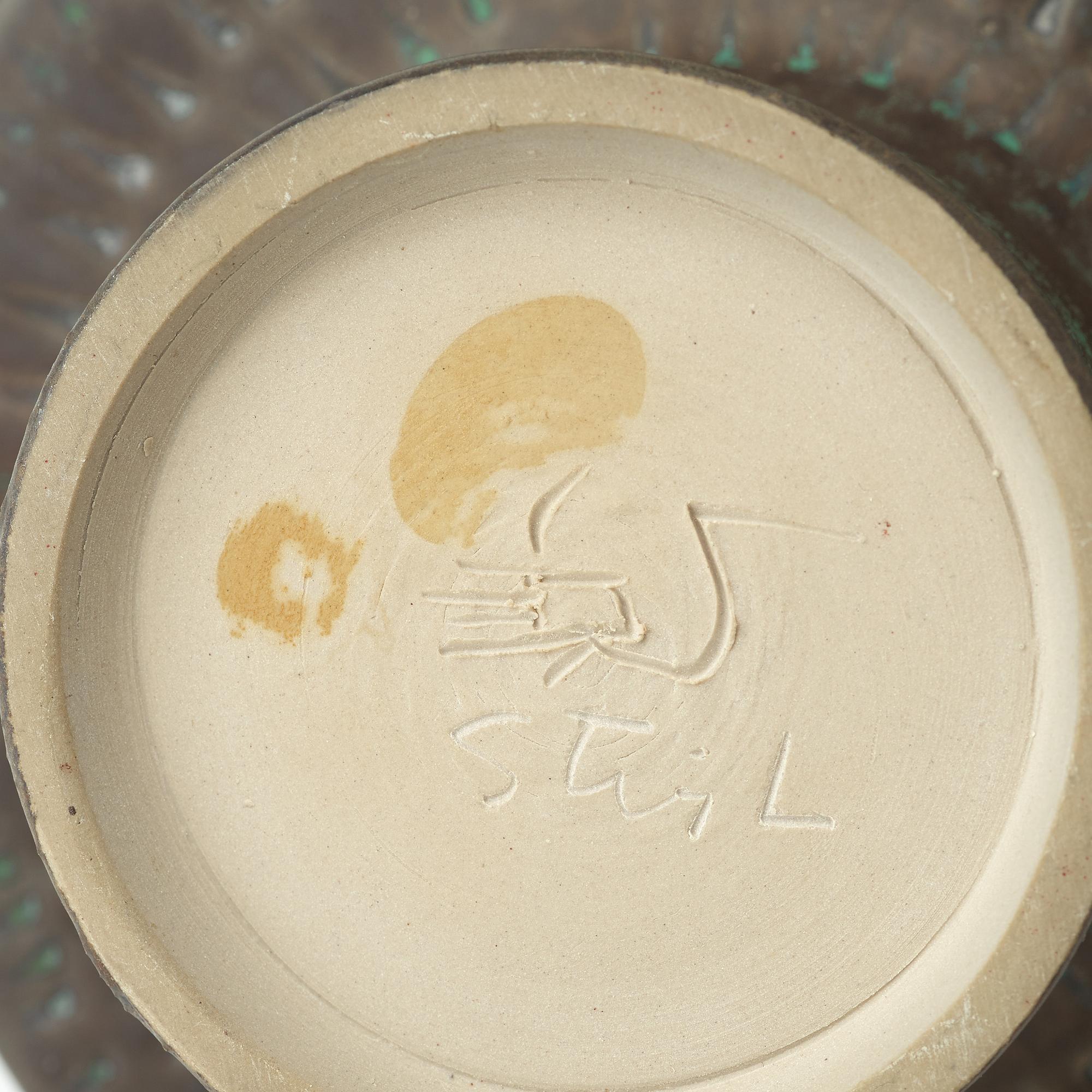 STIG LINDBERG, vas av stengods, Gustavsbergs studio 1962.