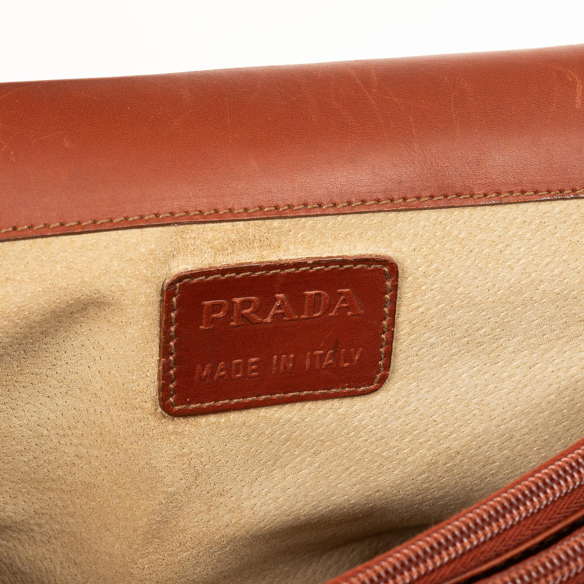 Prada, portfölj, vintage.