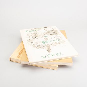 THREE BOOKS, Verve, Vol VI, No 24, 1950, Vol VIII, No 31-32, 1955 samt Vol II, No 5-6.