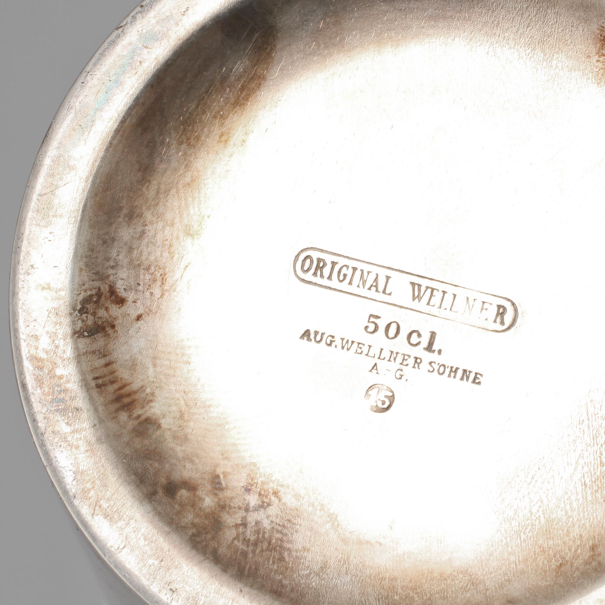 SHAKER, vitmetall, August Wellner Söhne, Original Wellner, Tyskland, 1900-tal.