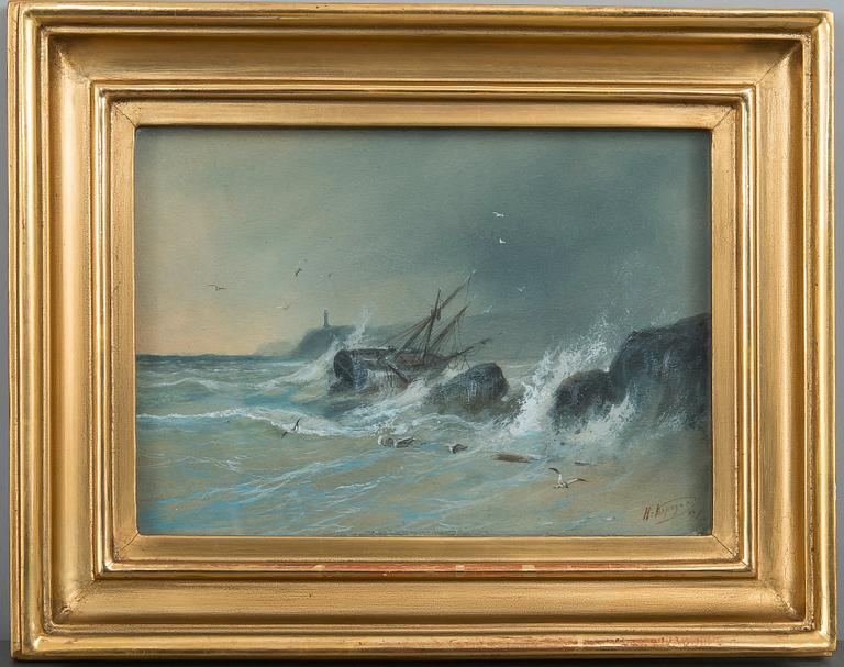 Nikolai Nikolaevich Karazin, STORMY SEA.