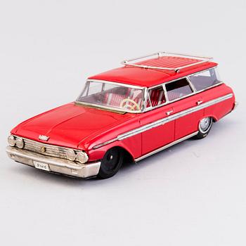 A 1960s tin toy car by ATC Asahi, Japan.