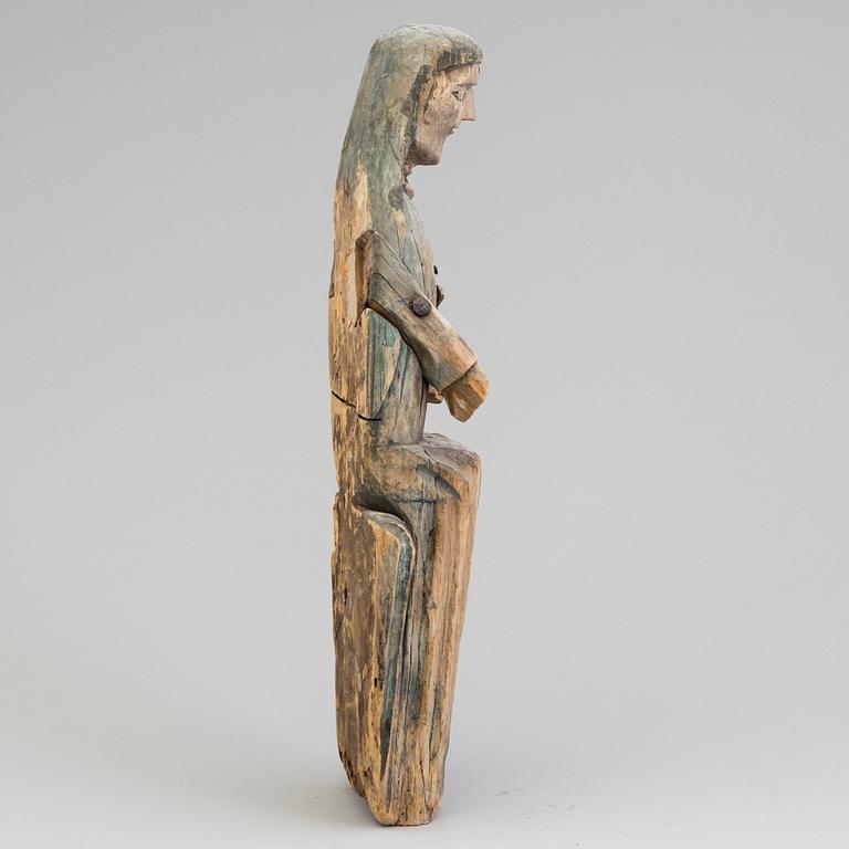 A wooden 19th century sculpture.