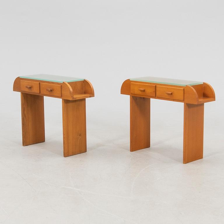 Sängbord ett par Swedish Modern 1940-tal.