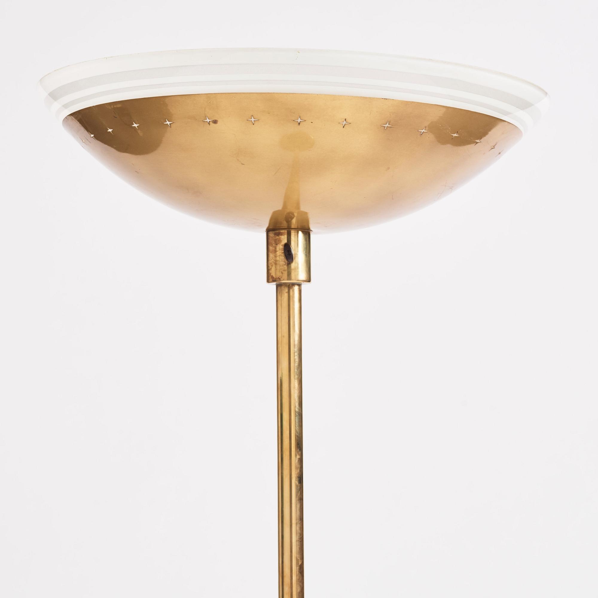 Harald Notini, a floor lamp model "15250", Arvid Böhlmarks Lampfabrik, Stockholm 1940s.