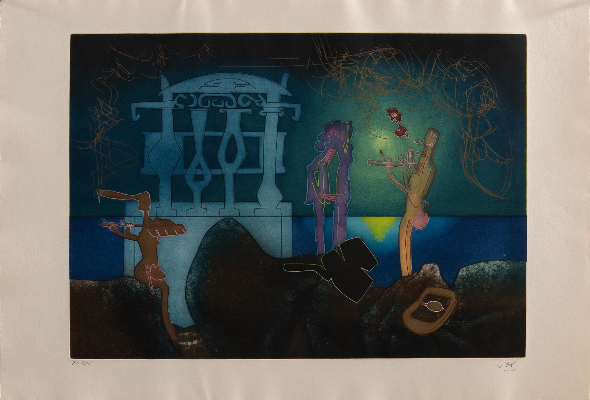 Roberto Matta, mapp "L'Arc, obscure des heures".