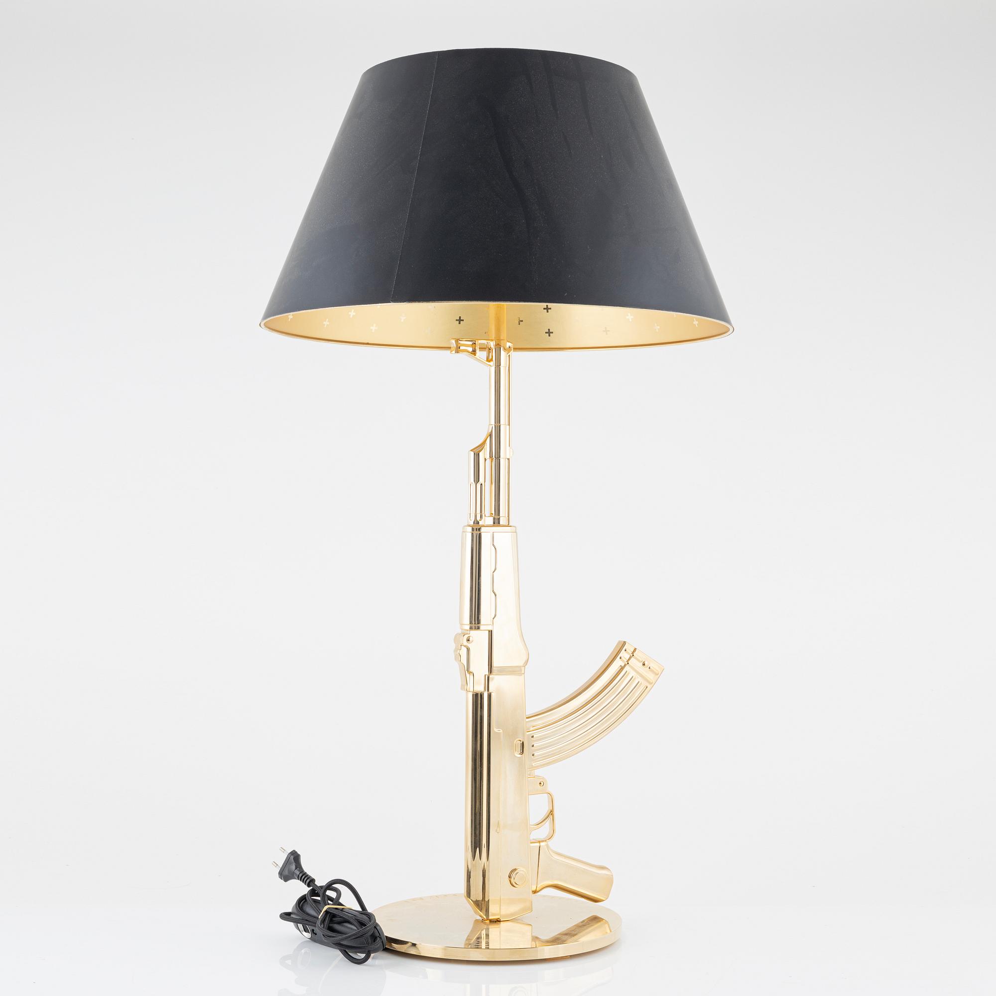 Philippe Starck, a 'Table Gun' table lamp, Flos, Italy, 21st century.